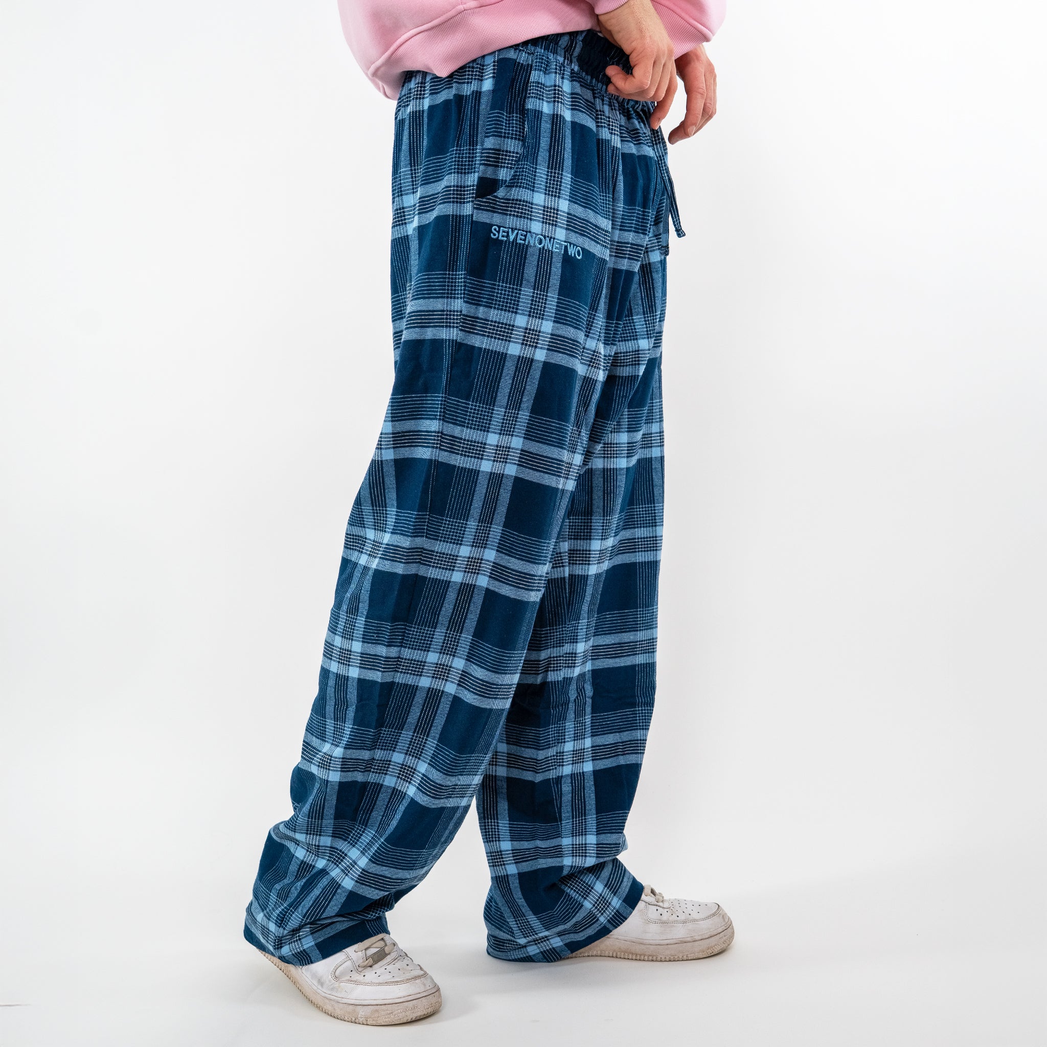 SevenOneTwo Pyjama Hose Blau
